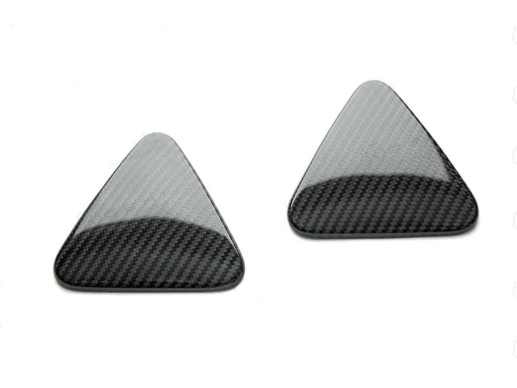  Alfa Romeo Stelvio Quadrifoglio (QV) Fender Badge Cover Set - Carbon Fiber